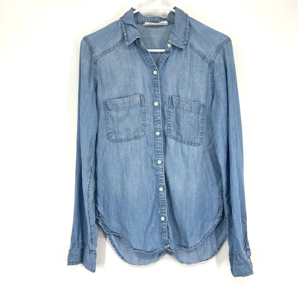 Abercrombie & Fitch Shirt Chambray Button Down Long Sleeve